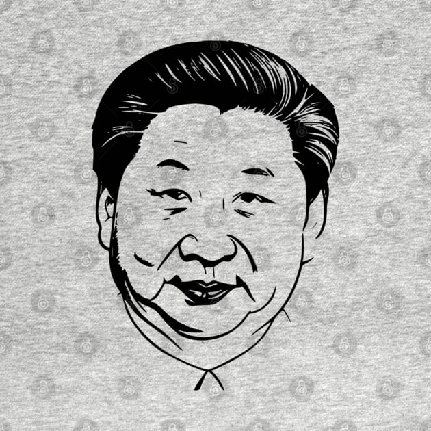 Xi Jinping Portrait by Christyn Evans